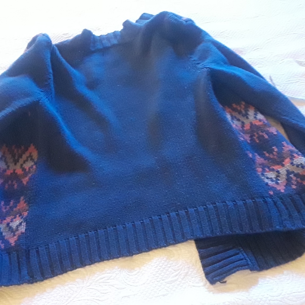 Dark blue navajo sweater - Picture 5 of 5
